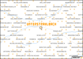 map of Unterstrahlbach