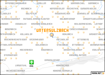 map of Untersulzbach