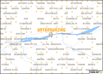 map of Untersunzing