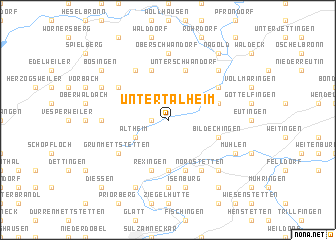 map of Untertalheim