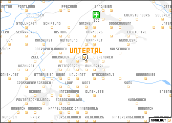 map of Untertal