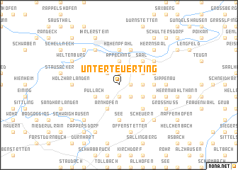 map of Unterteuerting