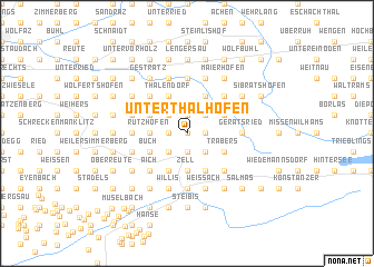 map of Unterthalhofen