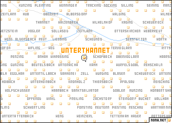 map of Unterthannet