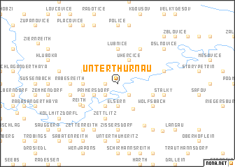 map of Unterthürnau