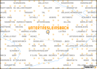 map of Untertresleinsbach