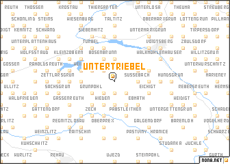 map of Untertriebel