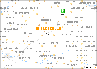 map of Untertrogen