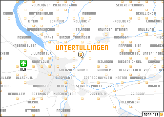 map of Unter Tüllingen