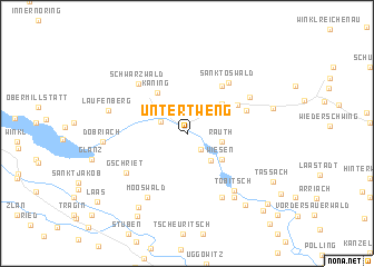 map of Untertweng