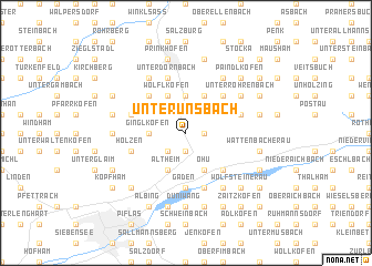 map of Unterunsbach