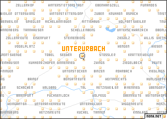 map of Unterurbach