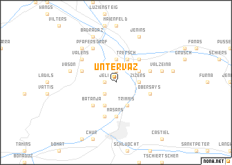 map of Untervaz