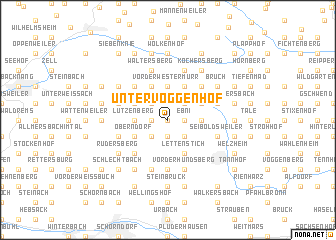 map of Unter-Voggenhof