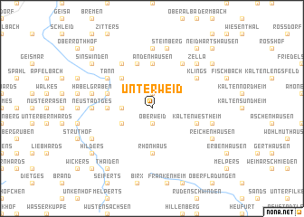 map of Unterweid