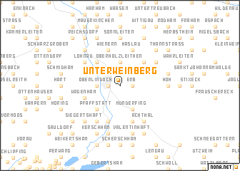 map of Unterweinberg