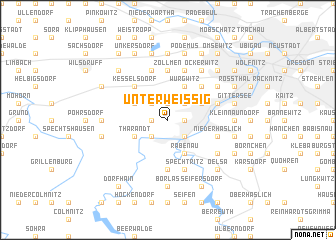 map of Unterweißig