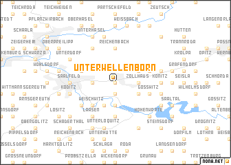 map of Unterwellenborn
