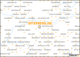 map of Unterwendling