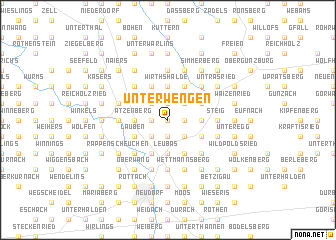 map of Unterwengen