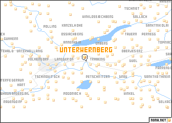 map of Unter-Wernberg