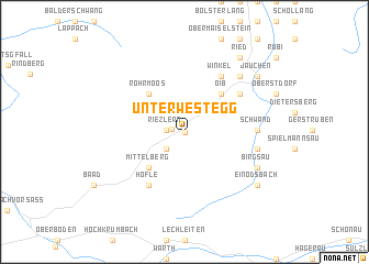 map of Unterwestegg