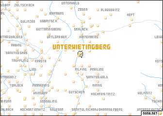 map of Unterwietingberg