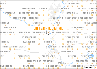 map of Unterwildenau