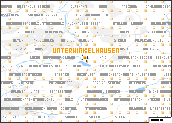 map of Unterwinkelhausen