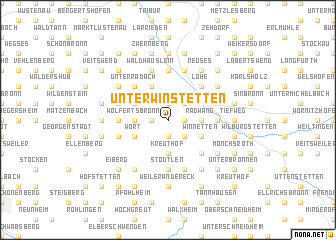 map of Unterwinstetten