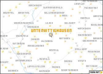 map of Unterwittighausen