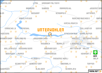 map of Unter-Wohlen