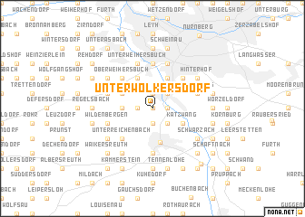 map of Unterwolkersdorf