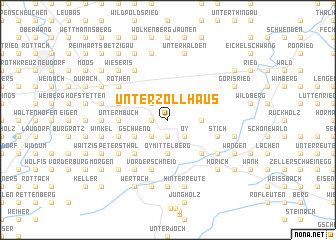 map of Unterzollhaus