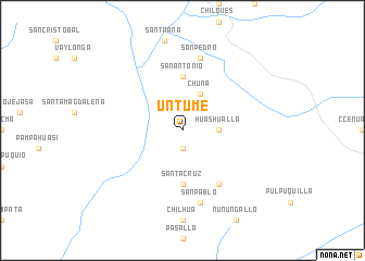 map of Untume