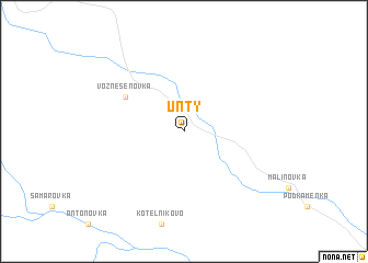 map of Unty