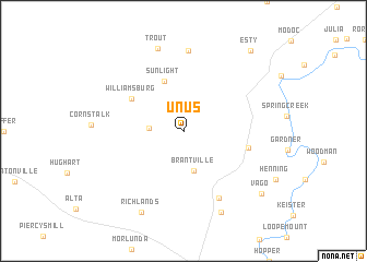 map of Unus