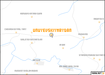 map of Unuyevskiy Maydan