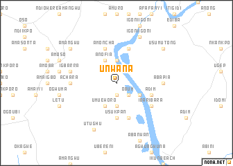 map of Unwana