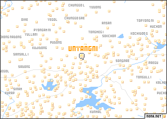 map of Unyang-ni