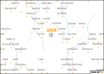 map of Unzá