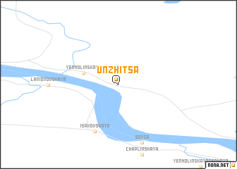 map of Unzhitsa