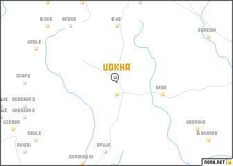 map of Uokha