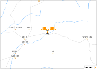 map of Uoldong