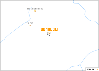 map of Uomaloli