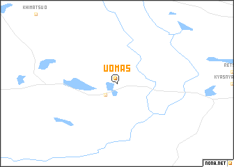 map of Uomas