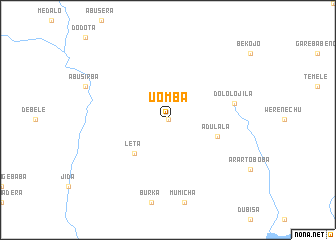 map of Uomba