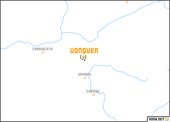 map of Uonquén