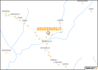 map of Uoussoundzi