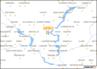 map of Upaix